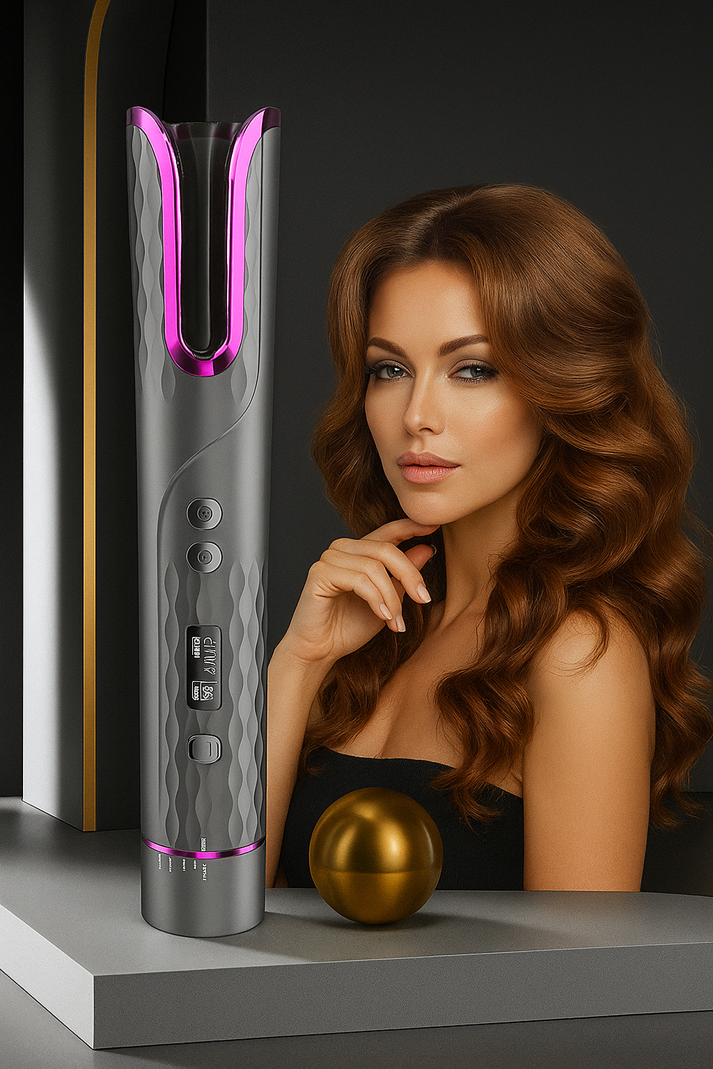 Swisselects WaveTouch Auto Curler Fast Fuss-Free Curls Anywhere