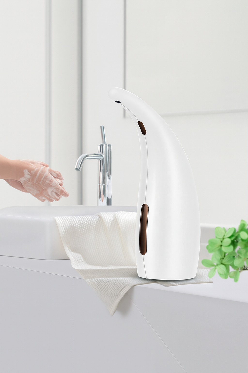 Touch-Free Dispenser – Sculpted for Modern Homes
