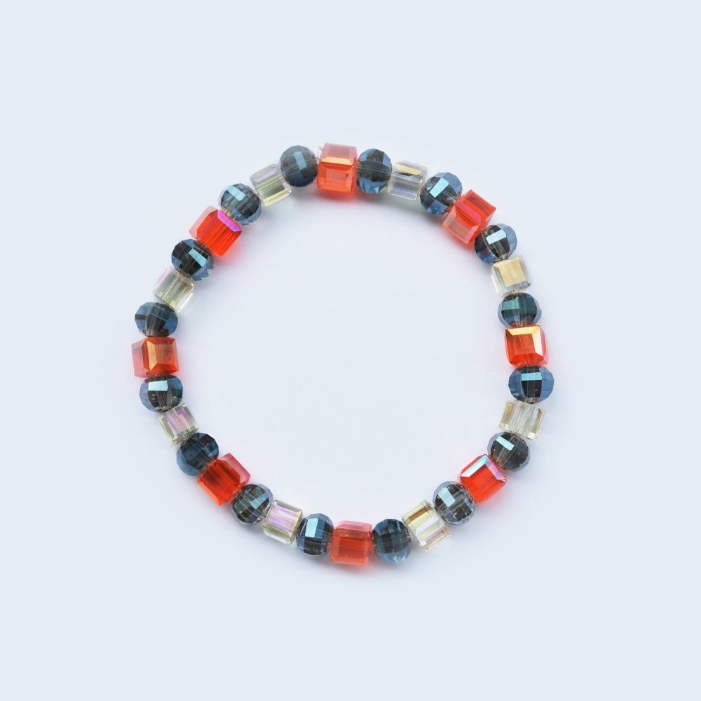 Breath-taking Sparkling Glass Beads Bracelets you never see anything like it